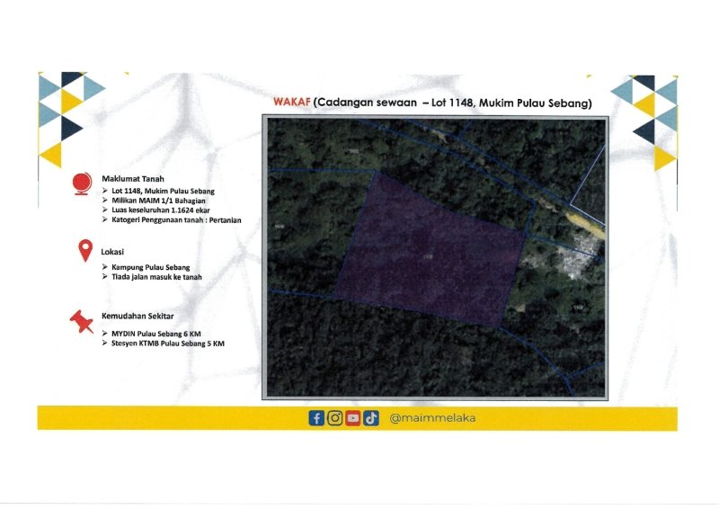LOT 1148, MUKIM PULAU SEBANG, DAERAH ALOR GAJAH,MELAKA  , ALOR GAJAH 78000